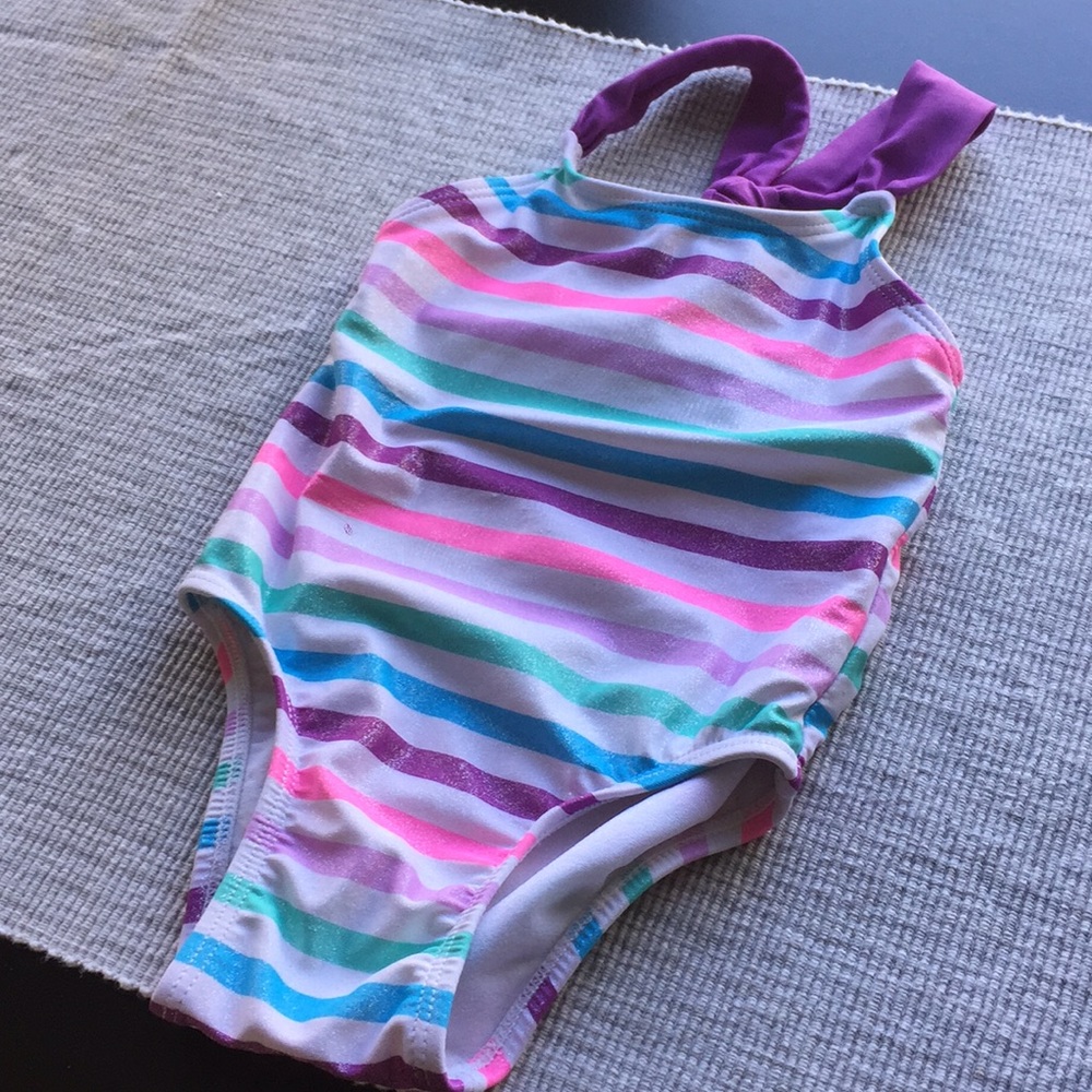 Circo Striped Swimsuit 12M
